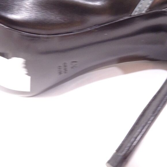 Theyskens' Theory Platform Ankle Strap Purple Gold High Pumps Sz 37 NWB 1120 - Picture 14 of 14